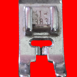 husqvarna viking sewing machine genuine zigzag foot part # 11383 fits many old style viking sewing machines.