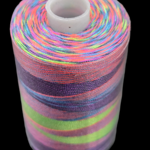 1000 yards of new vibrant durable multicolor polyester thread designed for sewing machines. lot j.