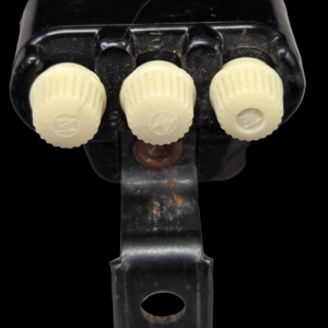 pfaff 130 230 & more some necchi, elna sewing machine 3 prong terminal with white caps and without mounting screw.