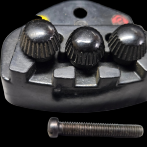singer 15 201 sewing machine genuine black three prong terminal with long screw. works for 221 but requires a short screw.