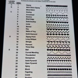 singer sewing machine models 306, 319, 320, 328, 238, 240, 248, 258, and 316 type a disc cam. see variants below.