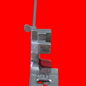low shank pfaff sewing machine genuine buttonhole foot part # 51016 130, 230, 260, 262, 360, 362, 800 900 series, 1100 series, 1200 series (1211 1229), 1400 series (1471 1475).